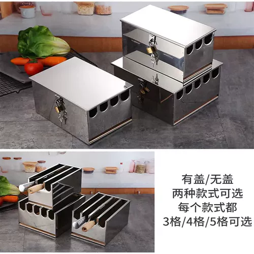 Крышка с ножом на кухнях из нержавеющей стали.