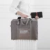 Phiên bản tiếng Hàn của túi du lịch có thể gập lại túi xách dung lượng lớn túi lưu trữ không thấm nước xe đẩy túi lên máy bay hành lý túi