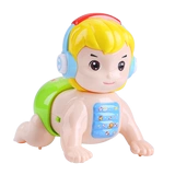 Электрическая игрушка для ползания для младенца, увлекательная кукла для матери