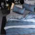Phong cách bắc âu sọc sheets quilt bìa ký túc xá sinh viên ba mảnh bộ đồ giường bốn mảnh đặt 1.5 1.8 2 m meter
