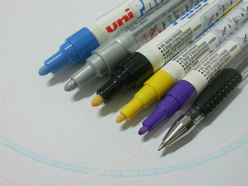 Университетский маркер PX-20 Black Mitsubishi Paint Pen Black Paint Multi-Purpose Multi-C