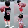 Trẻ em của quần áo bóng rổ phù hợp với bé trai và bé gái bé jerseys trường tiểu học đào tạo quần áo nam mùa hè mẫu giáo quần áo hiệu suất 	lưới xích bóng rổ