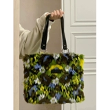 Демисезонная небольшая дизайнерская вместительная и большая сумка на одно плечо, широкая цветовая палитра