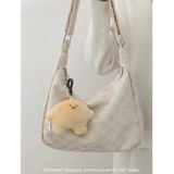 Брендовая вместительная и большая сумка подмышку, сумка через плечо, шоппер, подходит для студента, осенняя