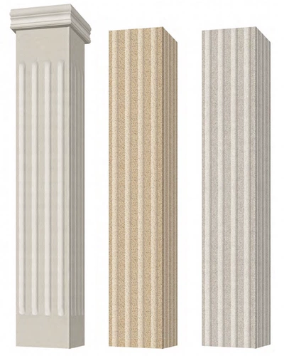 Европейская вилла вилла Внешняя стена плитка плитка плитка, мраморная гранитная оконная рукава линия окна рамы угловой камень римские колонны сухой висят