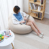 Beanbag đơn căn hộ nhỏ phòng ngủ ban công ròng beanbag đỏ sáng tạo thể tháo rời và có thể rửa beanbag ghế tatami - Ghế sô pha bộ ghế sofa nhỏ Ghế sô pha