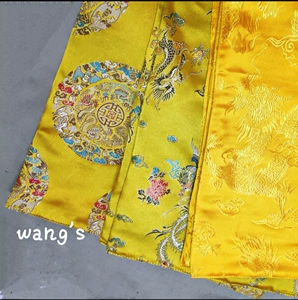 Настройка ручной работы Wang's Satin Brocada Standal Style Standar