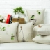 Kaibei hiện đại mới Zen Trung Quốc gối mực sơn đệm Trung Quốc sofa phong cách bông và vải lanh gối quilt dual-sử dụng gối tựa lưng văn phòng Trở lại đệm / Bolsters