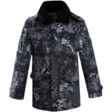 Демисезонное утепленное пальто, дорожная куртка, водонепроницаемый удерживающий тепло камуфляжный пуховик