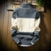 Mùa thu và mùa đông nam ấm áp cao cổ áo len Hàn Quốc phiên bản của tự trồng ve áo thanh niên quần áo sinh viên mùa đông dày áo len
