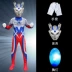 Halloween Trẻ Em Trang Phục Bé Trai Siêu Anh Hùng Trình Diễn Quần Áo Ultraman Jumpsuit Bộ Đồ Bé Trai 