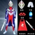 Halloween Trẻ Em Trang Phục Bé Trai Siêu Anh Hùng Trình Diễn Quần Áo Ultraman Jumpsuit Bộ Đồ Bé Trai 