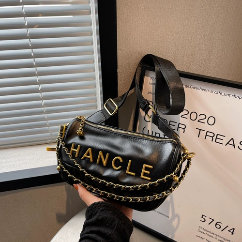 Ретро демисезонная небольшая сумка, цепь, подушка, премиум класс