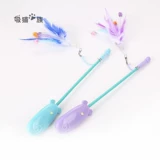 Колокольчик с лазером с колокольчиком, универсальная игрушка, 2 в 1, котенок, кот, можно грызть