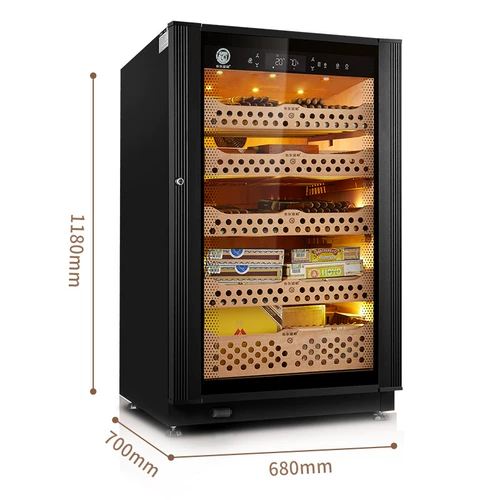 Логический курс сигары Бог собака VC308 Постоянная температура постоянная влажная немецкая импортная домохозяйственная компрессора Увлажняющее шкаф