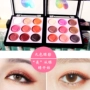 9.9 nhân dân tệ vận chuyển 9 màu tình yêu pearlescent eyeshadow khay đào trang điểm bí ngô trái đất màu trang điểm matte bóng mắt phấn mắt missha