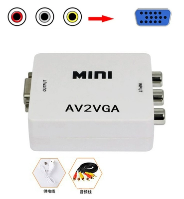 Mini AV в VGA Converter Line Machine Top Box Modization Video TV ОТКЛЮЧЕНИЕ ДЛЯ КОМПЬЮТЕРСКИЙ ВЗГОД