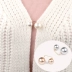 Hàn Quốc ngọc trai chống ánh sáng trâm từ đơn giản pin áo len cardigan an toàn pin pin phụ kiện cố định nữ - Trâm cài Trâm cài