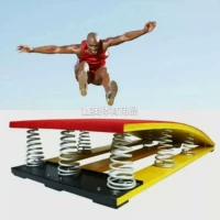 Flip hops thiết bị đào tạo võ thuật theo dõi và lĩnh vực kicker đạp trẻ em bảng nảy - Thiết bị thể thao điền kinh xà treo tường