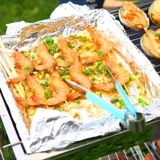 Запеченный вкус корейский шарбек из нержавеющей стали углеродной зажимной клип против