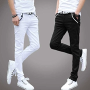 Quần bé trai trắng tinh khôi Thanh niên phiên bản Hàn Quốc của xu hướng chân quần mùa thu hoang dã quần âu nam quần mùa đông