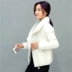 Chống mùa bông của phụ nữ phần ngắn Hàn Quốc phiên bản của lỏng dày xuống bông độn ngắn bánh mì quần áo bông nhỏ áo khoác mùa thu và mùa đông áo triều áo phao nữ uniqlo Bông