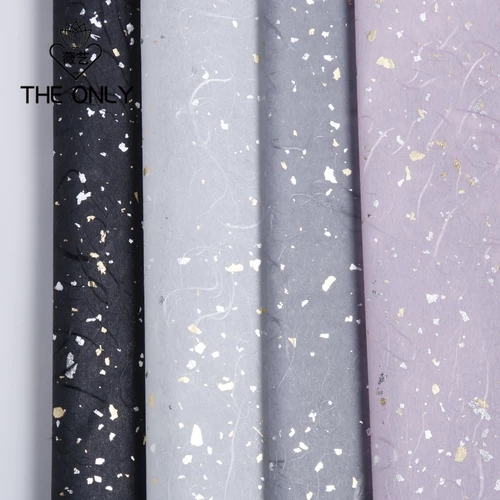Weiyi Gold and Silver Paper Paper Package Package Corean Flower Art Bouncing Paper Material
