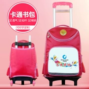 Ba lô bánh xe trẻ em Xe đẩy trẻ em trường hợp túi hoạt hình du lịch ba lô không thấm nước có thể được tùy chỉnh in logo