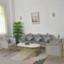 Nordic Sắt ghế sofa sau sang trọng nhỏ gọn cửa hàng đồ nội thất ánh sáng Cafe Reception bảng hãng cà phê kết hợp hiện đại - Ghế sô pha ghế sofa băng dài Ghế sô pha