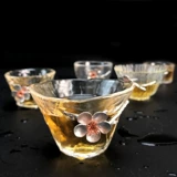 Японская стиль 茗 日 锤 锤 锤 日 日 日 日 Master Cup Crystal Прозрачная чашка недавняя чашка кунг -фу чай