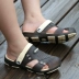 Mùa hè mới lỗ giày đi biển Giày dép cha-con dép thời trang Hàn Quốc cá tính hoang dã mang dép và dép Baotou dép sandal nam hàng hiệu Sandal