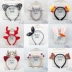 Tai mèo dễ thương headband rộng vành mặt hiển thị hoạt động gạc headband vương miện siêu dễ thương tai thỏ