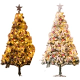 Рождественская елка 1,5 метра 1,8 метра, бархат, снег, пакет рождественской елки дома