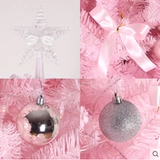 Рождественская розовая рождественская елка Пакет 1,5/1,8 метра Sakura Sakura Gradm -разгружающе