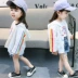 Nữ bé 0 mùa hè ăn mặc 1-3 tuổi cô gái 2 quần áo bảo vệ UV kem chống nắng quần áo áo khoác 5 trẻ em của triều quần áo ngoài trời phong cách mới