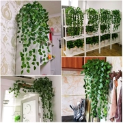 Cây mô phỏng cây củ cải xanh treo giỏ hoa mây lá nho cây thường xuân lá nhựa trang trí ban công cây xanh - Hoa nhân tạo / Cây / Trái cây