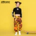 Hip-hop cô gái đường phố trang phục múa triều rốn phù hợp với trẻ em Hàn Quốc của jazz nhảy múa hiện đại biểu diễn chương trình trang phục