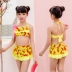Trẻ em chia áo tắm bé gái hai bộ bikini công chúa dễ thương Hàn Quốc váy đi biển ở trẻ em lớn quần bơi bé trai Bộ đồ bơi của Kid