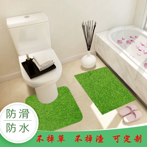 Реалистичный ковер, зеленый нескользящий коврик для гостиной, делается под заказ