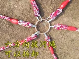 Бесплатная доставка веселая буксир -rope ткань, конопляная веревка, буксир -Of -rope Триуангл много -углу