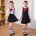 Trẻ em hoa cô gái phù hợp với nam vest vest mẫu giáo hiệu suất quần áo cô gái bib hợp xướng hiệu suất trang phục
