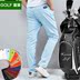 Golf quần áo trẻ em quần bé trai golf quần áo thể thao thoáng khí thanh niên golf quần cô gái bộ quần áo thể thao nữ mùa hè Thể thao sau