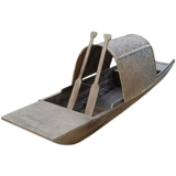 Battlebar Full Solid Wood Boat Landscape Decorative Model Boat - антикварная китайская настоящая деревянная лодка, осматривая туризм, лодка Wupeng