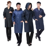 Джинсовый длинный нагрудник для работы, демисезонный износостойкий лонгслив