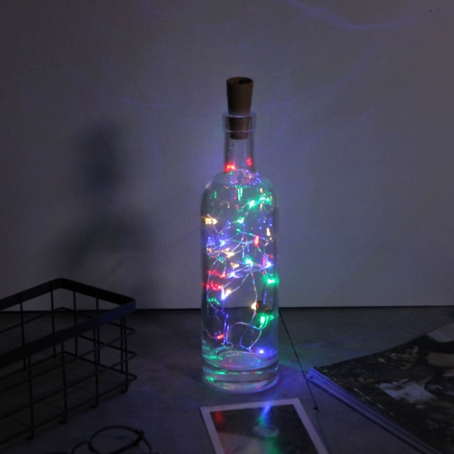Ночник, бутылка, настольная лампа, креативное светодиодное украшение