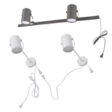 Накладной телескопический светильник для вытяжки, штекер с рельсами