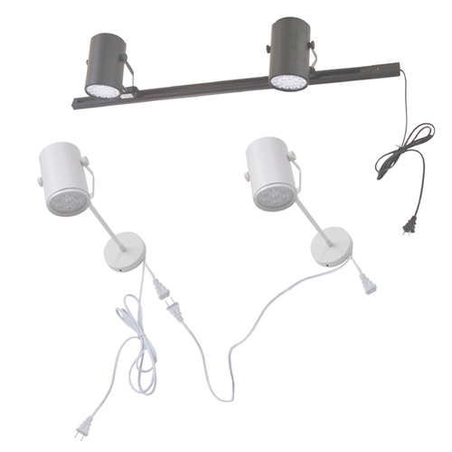 Накладной телескопический светильник для вытяжки, штекер с рельсами