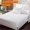 Khách sạn khách sạn bộ đồ giường bằng vải lanh bán buôn polyester cotton trắng satin cotton trắng mã hóa đệm trắng bed - Trang bị Covers Ga chun Everon