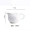 Chén gốm sứ trắng sứ quy mô lớn vẽ tay trà biển xanh và trắng sứ Kung Fu bộ phù hợp với công cộng tách trà phụ kiện - Trà sứ bình pha trà lock&lock
