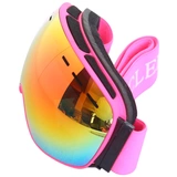 Детские лыжные двухэтажные очки без запотевания стекол, лыжное снаряжение для мальчиков